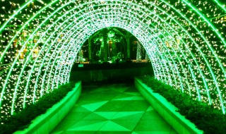 36汐留シティ光のトンネル